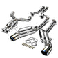 2009-2016 Nissan 370Z Catback Exhaust Dual Burnt Tip Stainless Steel