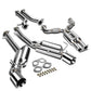 09-16 Nissan 370Z Dual Rolled Tip Catback Exhaust Stainless Steel