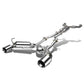 09-16 Nissan 370Z Dual Rolled Tip Catback Exhaust Stainless Steel