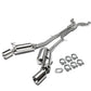 09-18 Nissan 370Z Catback Exhaust System Dual Rolled Tip Stainless Steel