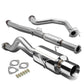 94-01 Acura Integra Catback Exhaust Single Rolled Tip Stainless Steel