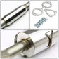 94-01 Acura Integra Catback Exhaust Single Rolled Tip Stainless Steel