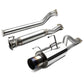 2002-2006 Acura RSX Catback Exhaust System Single Burnt Tip Stainless Steel
