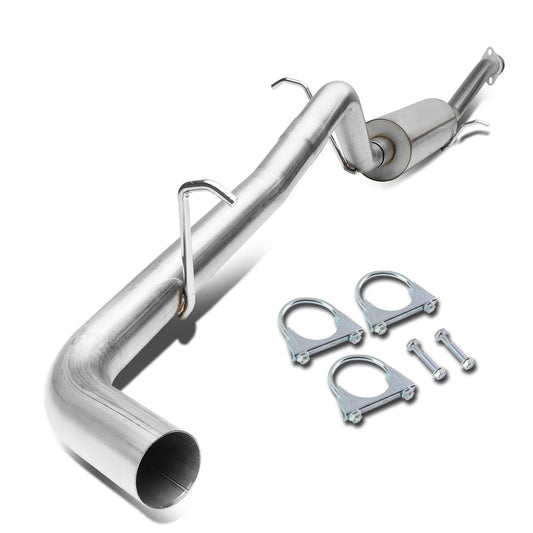 2004-2012 Chevrolet Colorado Single Catback Exhaust System - Stainless Steel