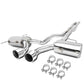 2009-2011 Cadillac CTS-V Dual Rolled Tip Catback Exhaust - Stainless Steel