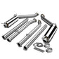 2011-2014 Dodge Charger 3.6L V6 Dual Tip Catback Exhaust - Stainless Steel