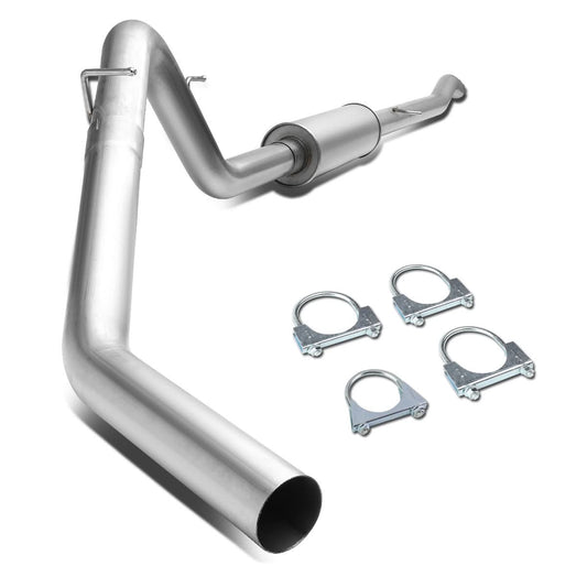 2005-2007 Dodge Dakota Catback Exhaust System Single Tip Stainless Steel