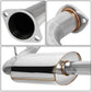 00-05 Dodge Neon Single Burnt Tip Catback Exhaust - Stainless Steel