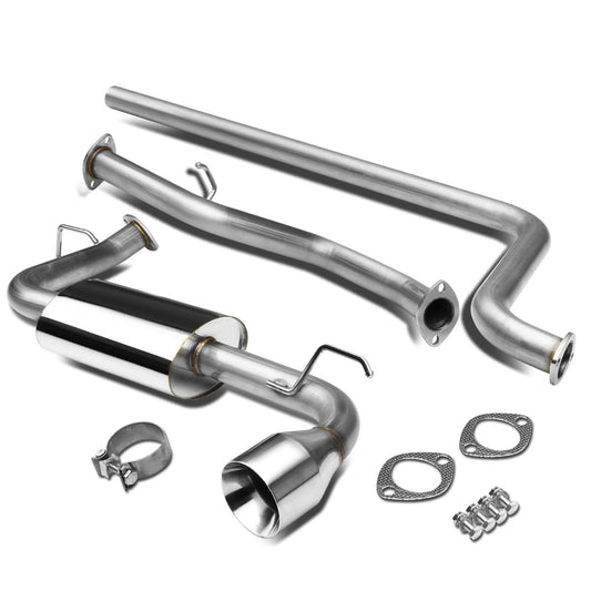 2000-2005 Dodge Neon Single Rolled Tip Catback Exhaust Stainless Steel