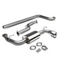 2000-2005 Dodge Neon Single Rolled Tip Catback Exhaust Stainless Steel