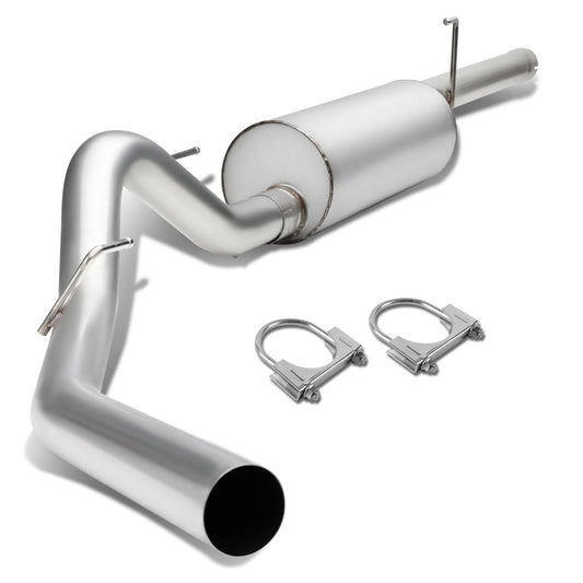 10-14 Ford F-150 6.2L Extended Cab Single Tip Catback Exhaust - Stainless Steel