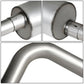 10-14 Ford F-150 6.2L Extended Cab Single Tip Catback Exhaust - Stainless Steel