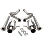 11-14 Ford Mustang 3.7L V6 Dual Tip Catback Exhaust Stainless Steel