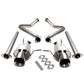2011-2014 Ford Mustang 3.7L V6 Catback Exhaust Dual Rolled Tip Stainless Steel