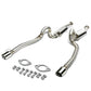 1996-2004 Ford Mustang V8 Dual Rolled Tip Catback Exhaust - Stainless Steel