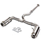13-17 Toyota 86 Catback Exhaust System Dual Tip Stainless Steel