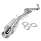 1999-2003 Mitsubishi Galant Single Tip Catback Exhaust Stainless Steel