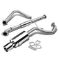 1999-2003 Mitsubishi Galant Single Rolled Tip Catback Exhaust Stainless Steel