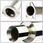1999-2003 Mitsubishi Galant Single Rolled Tip Catback Exhaust Stainless Steel