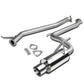 2003-2006 Honda Accord 2DR Single Rolled Tip Catback Exhaust Stainless Steel