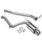 2003-2006 Honda Accord 2DR Single Rolled Tip Catback Exhaust Stainless Steel