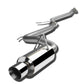 2003-2006 Honda Accord 2DR Single Rolled Tip Catback Exhaust Stainless Steel