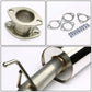 98-02 Honda Accord Single Rolled Tip Catback Exhaust Stainless Steel