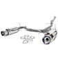 98-02 Honda Accord V6 Dual Burnt Tip Catback Exhaust Stainless Steel