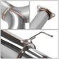 98-02 Honda Accord V6 Dual Burnt Tip Catback Exhaust Stainless Steel