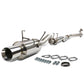 2001-2005 Honda Civic Catback Exhaust Single Rolled Tip Stainless Steel