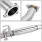 2001-2005 Honda Civic Single Burnt Tip Catback Exhaust Stainless Steel