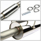 01-05 Honda Civic EX Single Rolled Tip Catback Exhaust - Stainless Steel
