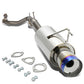 2006-2008 Honda Civic SI Catback Exhaust Single Burnt Tip Stainless Steel