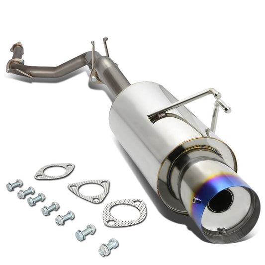 2006-2008 Honda Civic SI Catback Exhaust Single Burnt Tip Stainless Steel