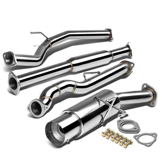 2012-2015 Honda Civic Catback Exhaust Single Tip Stainless Steel