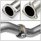 1988-1991 Honda Civic Single Rolled Tip Catback Exhaust Stainless Steel