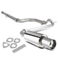 88-91 Honda Civic 4-Door Catback Exhaust Single Tip Stainless Steel