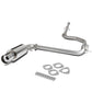 88-91 Honda Civic 4-Door Catback Exhaust Single Tip Stainless Steel