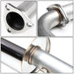 88-91 Honda Civic 4-Door Catback Exhaust Single Tip Stainless Steel