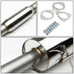 92-00 Honda Civic Catback Exhaust Single Rolled Tip Stainless Steel