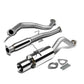92-95 Honda Civic 3-Door Catback Exhaust Single Rolled Tip Stainless Steel