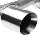 88-91 Honda CRX Catback Exhaust Single Rolled Tip Stainless Steel