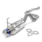 1993-1997 Honda Del Sol Catback Exhaust Single Burnt Tip Stainless Steel
