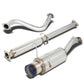 1993-1997 Honda Del Sol Catback Exhaust Single Burnt Tip Stainless Steel