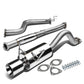 1993-1997 Honda Del Sol Single Rolled Tip Catback Exhaust - Stainless Steel