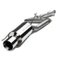 92-96 Honda Prelude Catback Exhaust Single Rolled Tip Stainless Steel