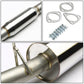 92-96 Honda Prelude Catback Exhaust Single Rolled Tip Stainless Steel