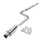 97-01 Honda Prelude Single Burnt Tip Catback Exhaust Stainless Steel