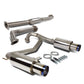 2003-2006 Hyundai Tiburon V6 Catback Exhaust Dual Burnt Tip Stainless Steel