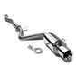 01-05 Lexus IS300 Single Rolled Tip Catback Exhaust - Stainless Steel